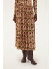 360946 GARDEN MEDAL MULTICOLOR MIDI SKIRT