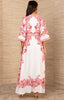 62VE670M-Red MAXWELL LINEN DRESS
