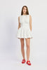 The Shoulder Bubble Mini Dress