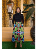 KEATON MIXED MEDIA TURTLE NECK DRESS